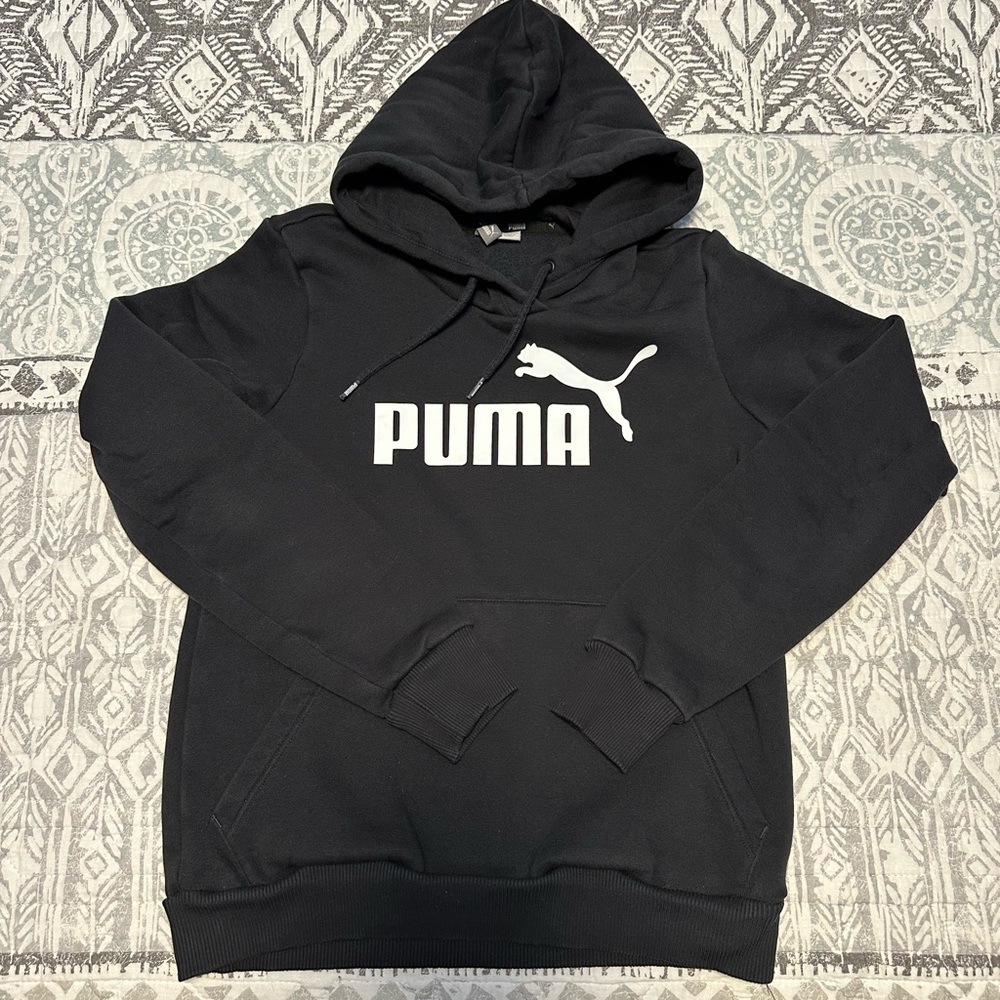 PUMA Black Pullover Hoodie